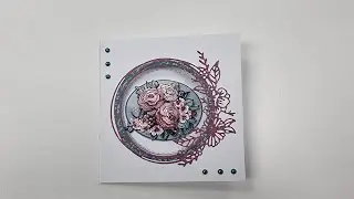 Yvonne Creations Flower Hoop Die with 3D Pushout Sweet Bouquet Aperture Card