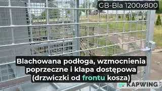 Kosz siatkowy GB-Bla na wz&oacute;r popularnego kosza Gitterbox