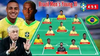 Men's Brazil Squad Announces Carlo Ancelotti ~ FIFA World Cup 2026 Brazil XI With Carlo Ancelotti