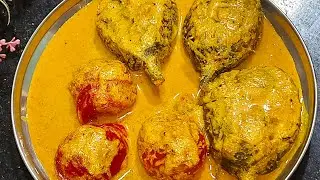 ଗୋଟା ବାଇଗଣ ଓ ଟମାଟୋ କୁ ଏମିତି ବନାନ୍ତୁ ଡାଲି କି ତରକାରି ଦରକାର ପଡ଼ିବନି ‼️veg Recipe ‼️Odia Recipe 