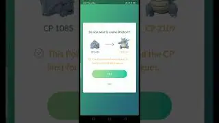 evolution rhyhorn into 2100 CP Rhydon p