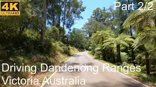 Driving Dandenong Ranges Part 2/2 | Emerald ~ Monbulk ~ Kallista ~ Belgrave ~ Sassafras ~ The Basin