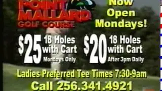 Point Mallard Golf Course Television Commercial 2005 Decatur Alabama