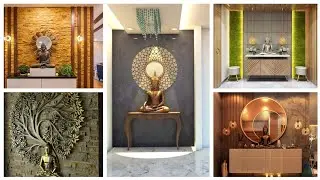 Modern Buddha Wall Decorating Ideas || Entryway Buddha Statue Home Foyer Interior|| Indoor Buddha
