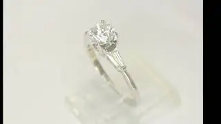 GIA Certified H/VS1 .91CT NEW Diamond Engagement Ring 1.15CTW WG Size 5.5 - 34700