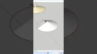 Wood interior circle , 3D models in sketchUP,  Follow me Extrude a face along a path of edges 🥰