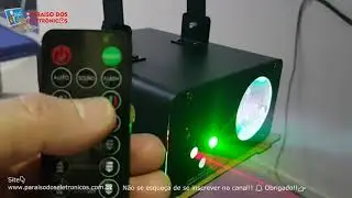 Raio Canhão Holográfico Laser globo bola mágica Led jogo de luz RGBW Iluminação para festa TB-1318