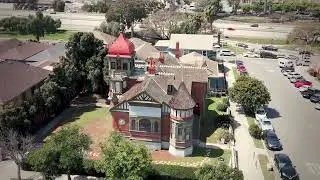 Villa Montezuma Museum Aerial Photography - Drone Company San Diego