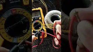 Defective primary windings of a toroidal transformer #how #testing #transformers