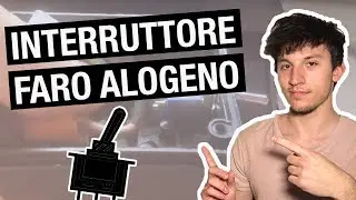 DIY - Installazione Interruttore / Switch su Faretto Alogeno