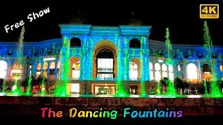 The Dancing Fountains in Qatar 4K 🇶🇦