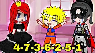 The Royal Family Code ✨ | Naruto Royal AU | Gacha meme | Gacha Club