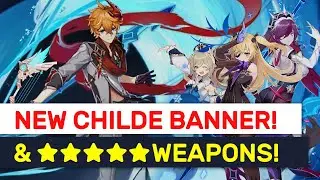 НОВЫЙ баннер 1.4 Childe Re-Run ★★★★ и ★★★★★ Прогнозы по оружию! | Genshin Impact