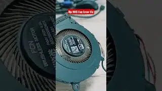 HP FAN 90B Error Fix Easily. #hplaptop #travel #trading