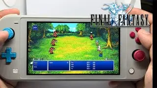 Final Fantasy 1 - Pixel Remastered | Nintendo Switch Lite Gameplay