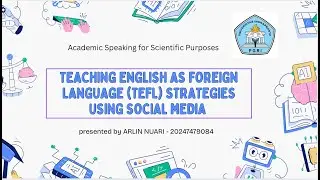 Teaching English as a Foreign Language TEFL Strategies Using Social Media