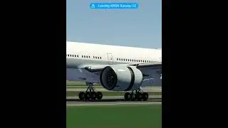 Boeing 777 landing...HD graphics 👌...aerofly fs global