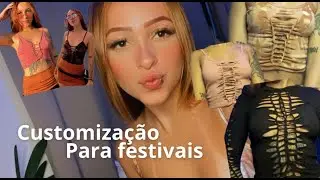 CUSTOMIZANDO ROUPAS PARA RAVE, FESTIVAIS DE PSYTRANCE