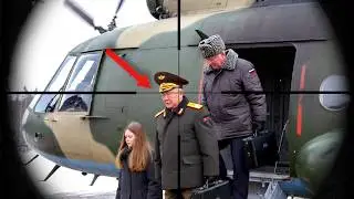 Sniper neutralized the Russian general who arrived at the command center by helicopter