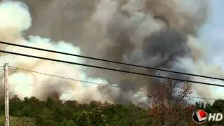 Atkins Wildfire Rips Through Pope County