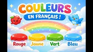 Simple Colors in French | Learn French for Kids by rianbow