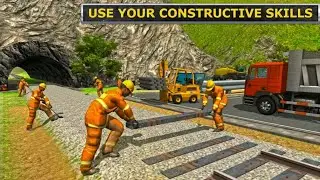 Railroad Tunnel Construction Simulator 2021 - Mega Machines |Android Gameplay |