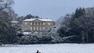 Tatton Park Mansion In The Snow #shorts