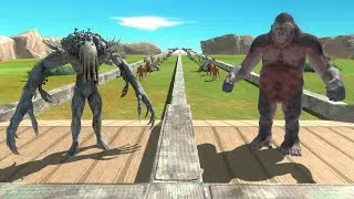 Boss Race: Scourge vs Goro | Who is Faster? - Animal Revolt Battle Simulator