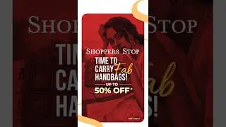 Time to carry fab handbags upto 50% off 👜