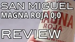 🍺 San Miguel Magna Roja Alcohol Free 0,0% Spanish Beer Review ⭐️⭐️⭐️⭐️⭐️ | S01E05