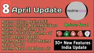 Realme April Update 2021🆕 | Realme 5/5i/5s/3i/3/C1/C2/C3/2Pro/3Pro/5Pro/X/XT All Device April Update