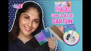 HAZ tus PLACAS para ESTAMPAR con CARTÓN | FÁCIL