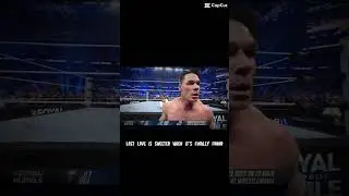 Sad John Cena lost it was his last Royal Rumble match #cena #royalrumble #wrestlemania #wweevent