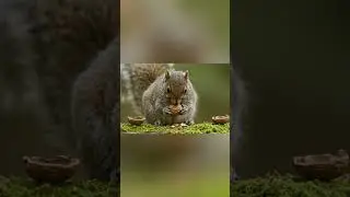 Squirrel Cracks Walnut | Forest ASMR Sounds