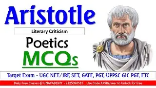 ARISTOTLE LITERARY CRITICISM || Aristotle Poetics || AKSRajveer || Literature Lovers