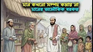 দান কখনো সম্পদ কমায় না | দানের অলৌকিক বরকত | হৃদয়ছোঁয়া ইসলামিক গল্প। ইসলামিক গল্প ভান্ডার
