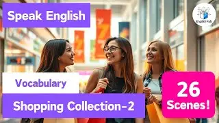 🛍️【26 Shopping Collection-2】Everyday English for Markets, Malls & More! (Vocabulary)