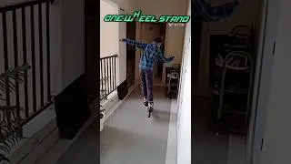 360 and one wheel stand on skates #skating #stunt #music #youtubeshortstrends