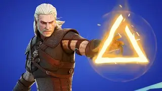 Geralt of Rivia fortnite skin gameplay No Commentary