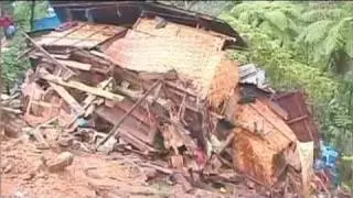 Deadly landslide hits Philippine island