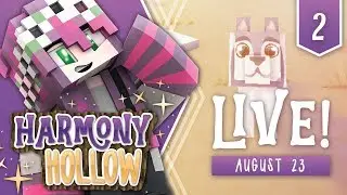 HARMONY HOLLOWING OUT MY HOBBIT HOLE - MINECRAFT - HARMONY HOLLOW S5 #2