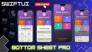 🚀 SwiftUI Bottom Sheet Pro Vibrant & Interactive UI Components
