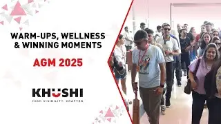 Warm-ups, Wellness & Winning Moments | AGM 2025 Highlights by Khushi Advertising