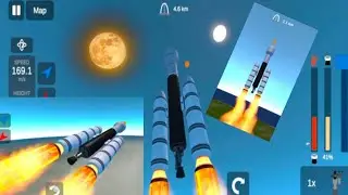 Ellipse rocket simulator- moon landing (noteasy) #sfs #gameplay #ellipse #moonlanding #video #rocket
