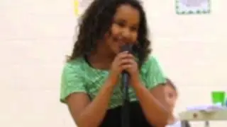 My baby singing diamonds at 2013 talent  show