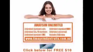 Amaysim Unlimited FREE Mobile Credit When You Join