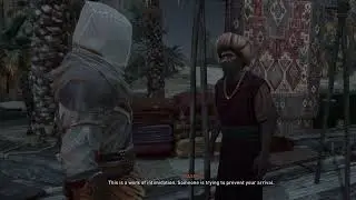 Assassin's Creed Mirage Of toil and Taxes  Investigate the Merchant Site ,