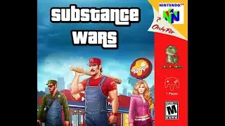 Substance Wars (SM64 Hack) [N64]
