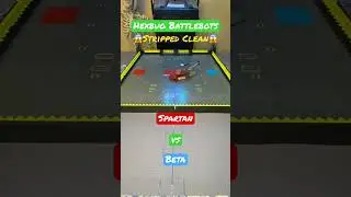Spartan vs Beta  😱Stripped Clean😱 Hexbug Battlebots  #hexbugbattlebots #hexbugvideos #battlebots