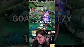 REAKSI MAS ADE LIHAT PERMAINAN DARI GOAT KARLTZY! #tlph #mobilelegends #mlbbm7 #mlbb